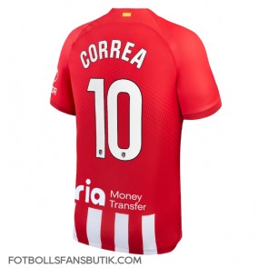 Atletico Madrid Angel Correa #10 Replika Hemmatröja 2023-24 Kortärmad